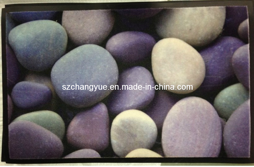 Printed Polyester Modern Mats with PVC Backing