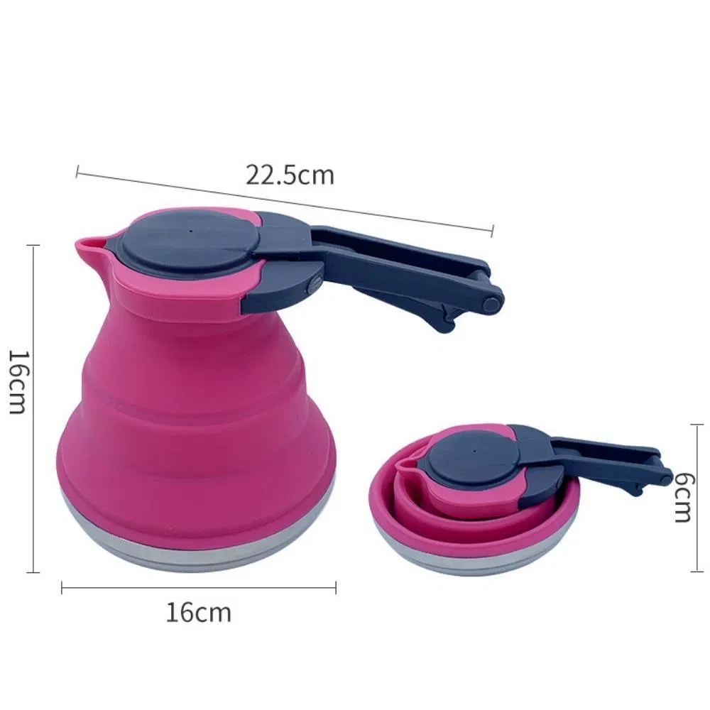 Ideal for Hiking Camping and Indoor Foldable Silicone Kettle Boiled Water Bl20011