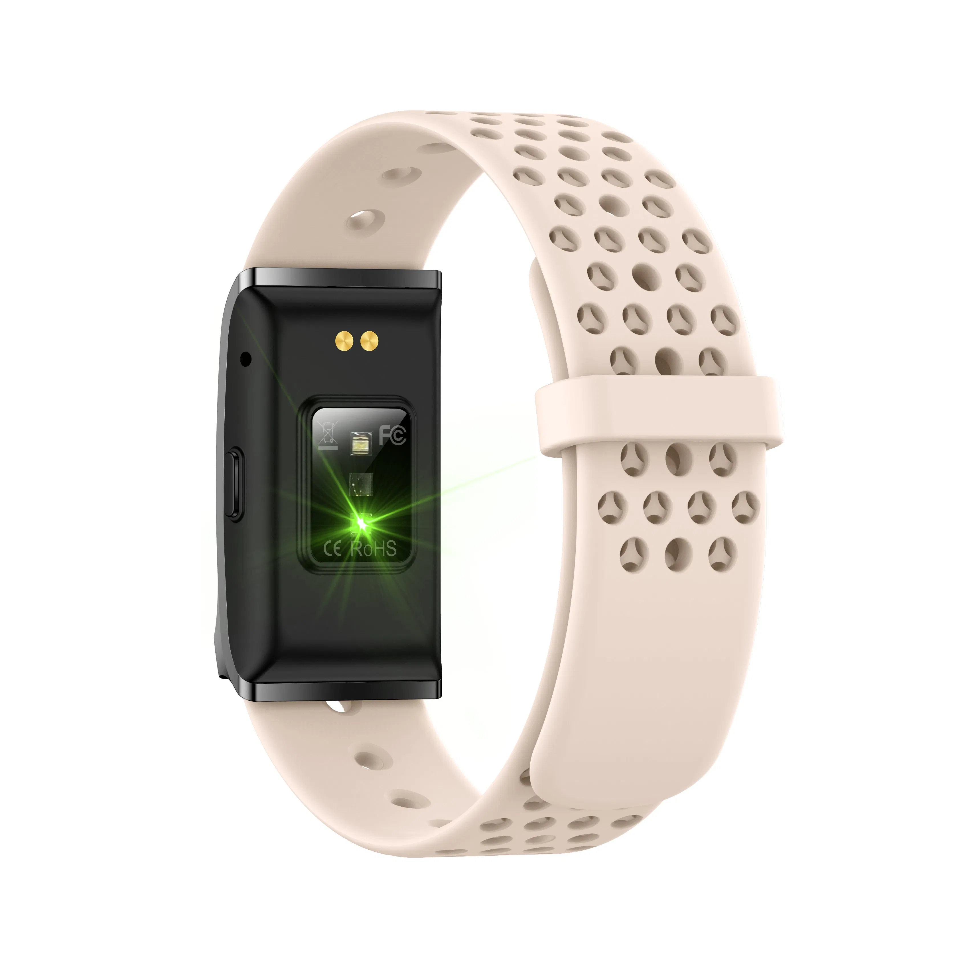 Умный браслет с измерением давления и пульса, IP68