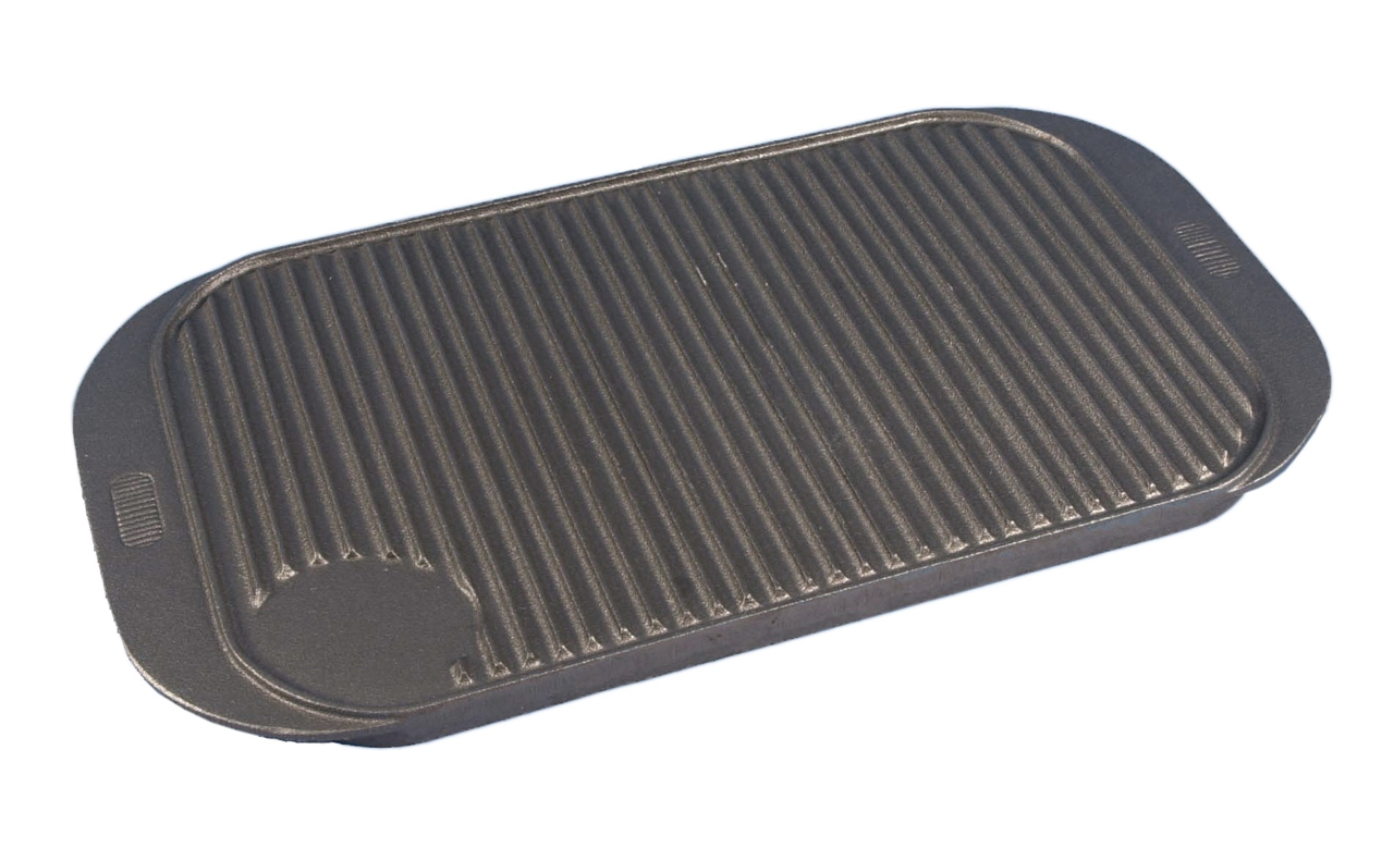 Cast Iron Pre-Seasoned Griddle Double Side Use for Outdoor Cookware