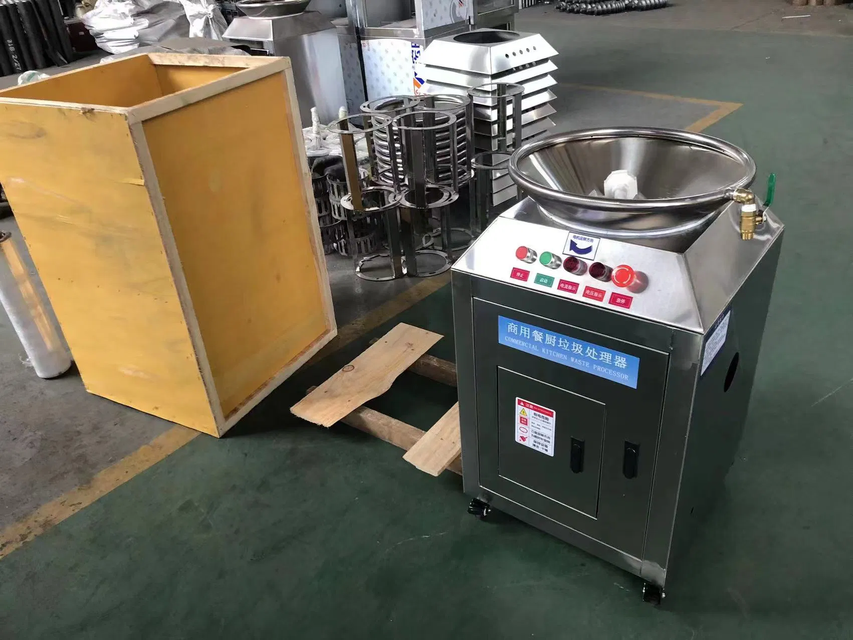 Commercial Kitchen Food Waste Composting Machine Waste Disposal Machine Kitchen