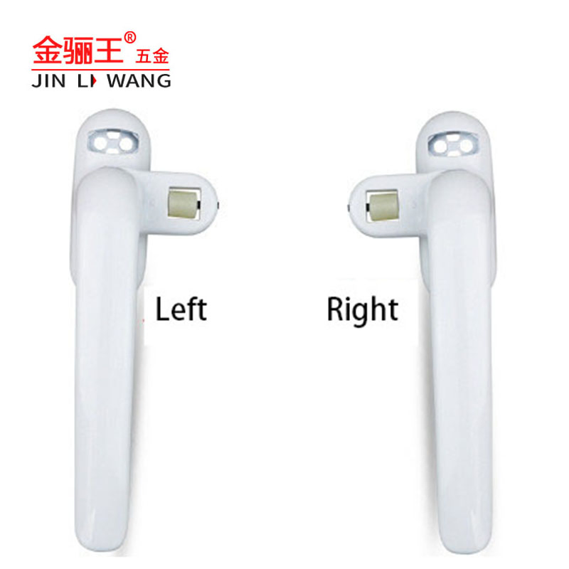 Aluminum Casement Door and Window Opener Handle Balcony Doors and Windows Hardware Accessories Glass Window Handle with Keeper