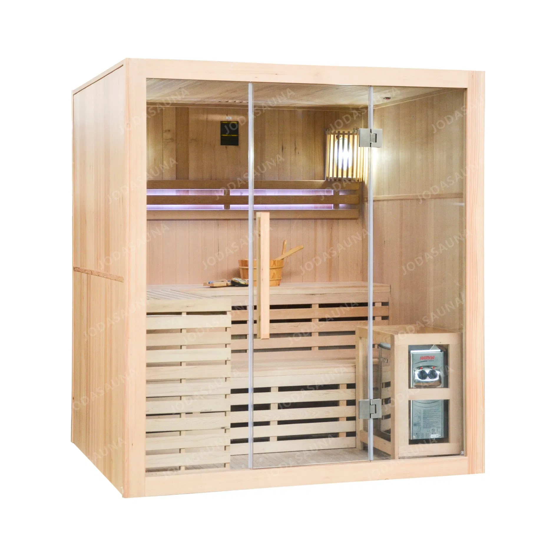Сухая парная сауна на 4 человека из канадской хемлока