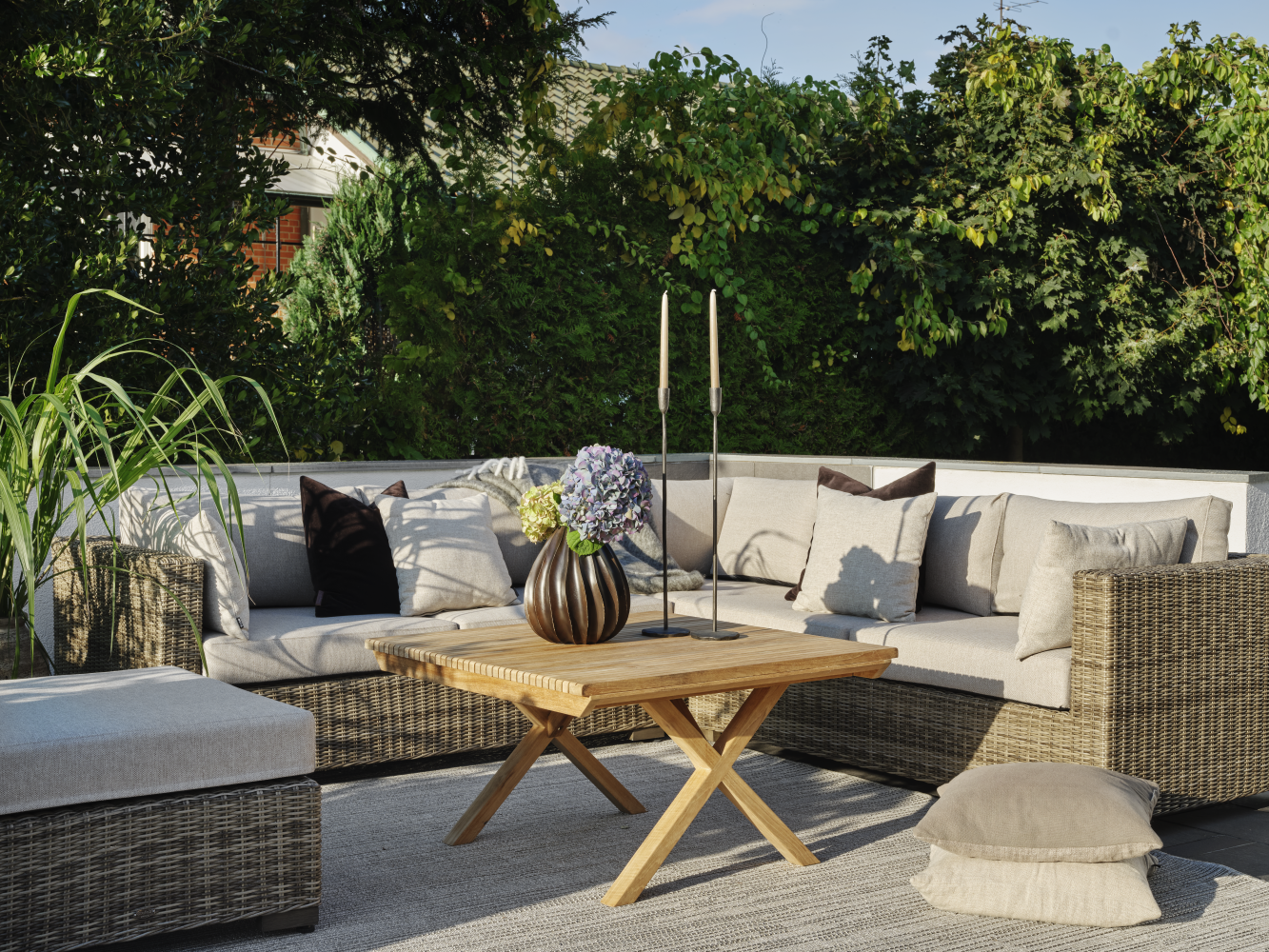 Набор садовой мебели ротанг водонепроницаемый