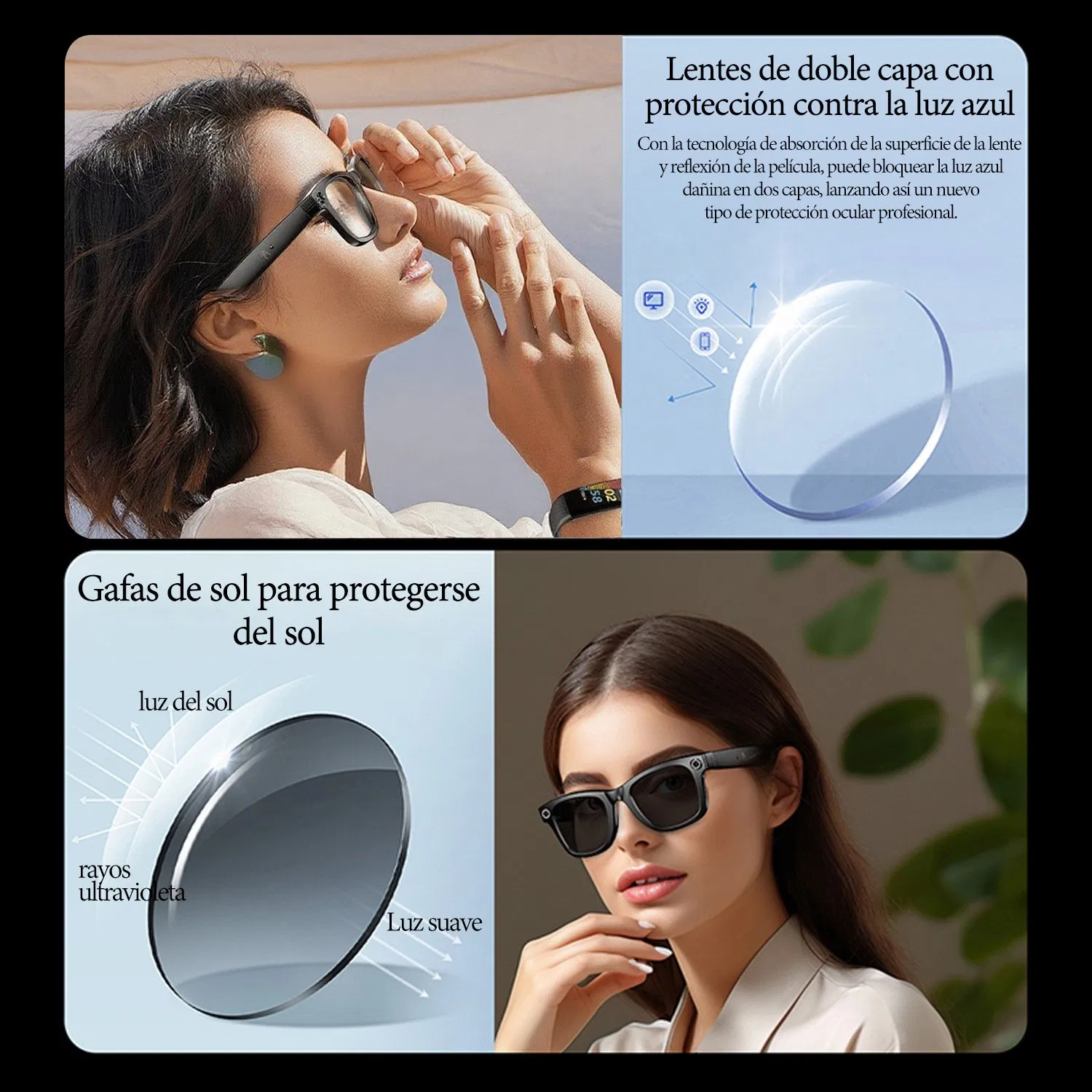 Ai Camera Photo Shooting Call Camera Video Smart Sunglasses Translation Smart Glasses