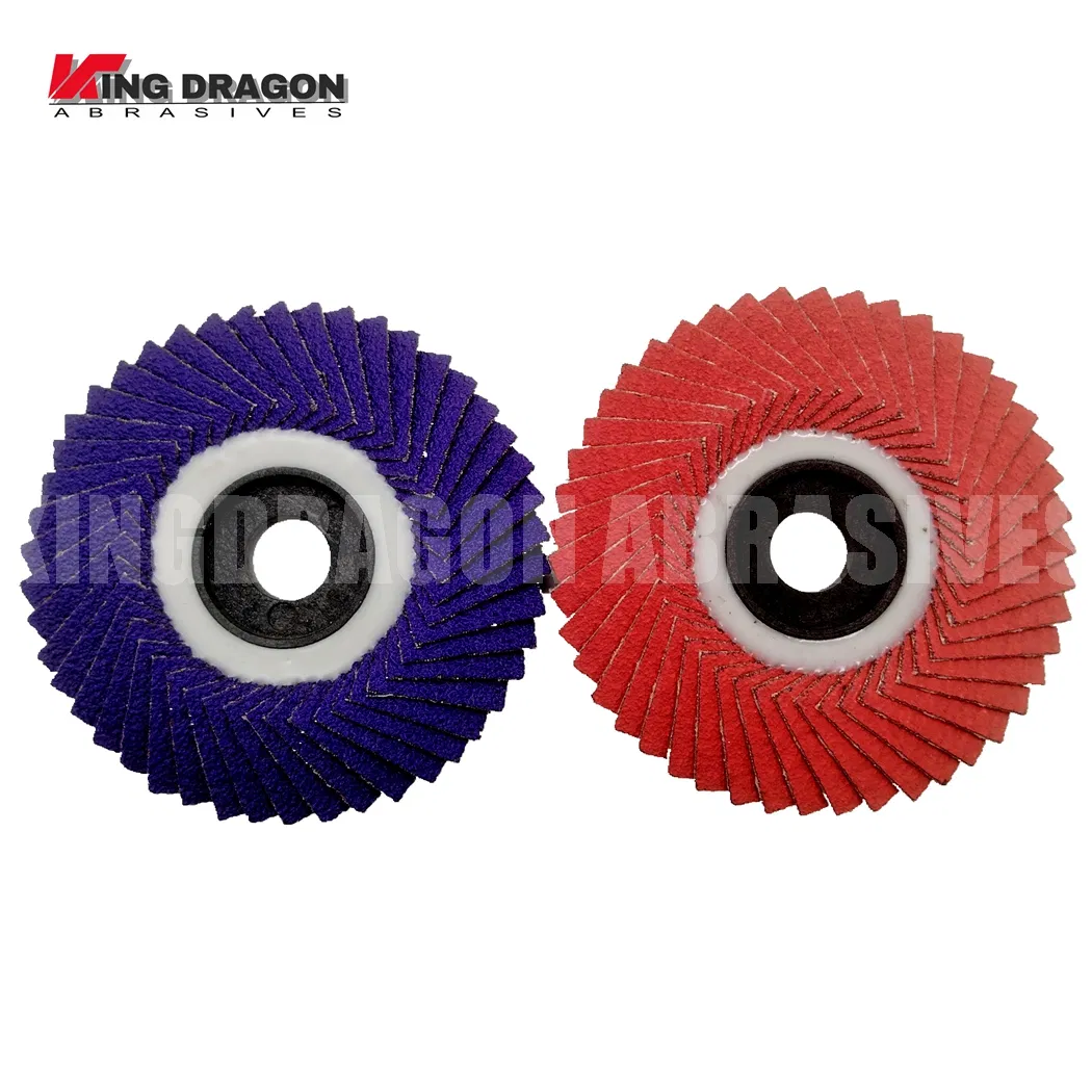 Calcined Oxide Flexible Flap Discs Hardware Tools for Stainless Steel Cleaning, Derusting, Deburring