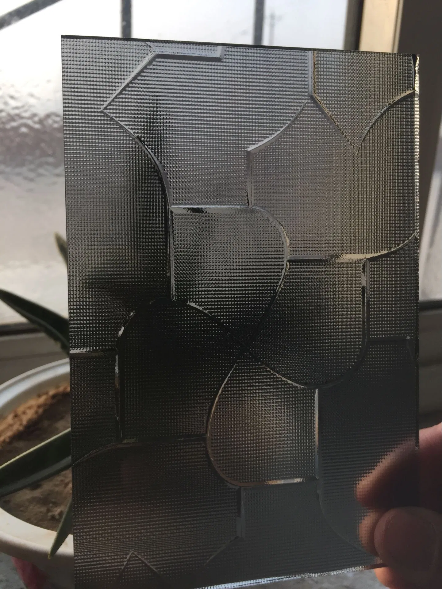 4mm 5mm 5.5mm 6mm Gray Grey Nashiji/Flora/Karatachi/ Mayflower Figured/Patterned/Rolled Float Glass Tempered Glass