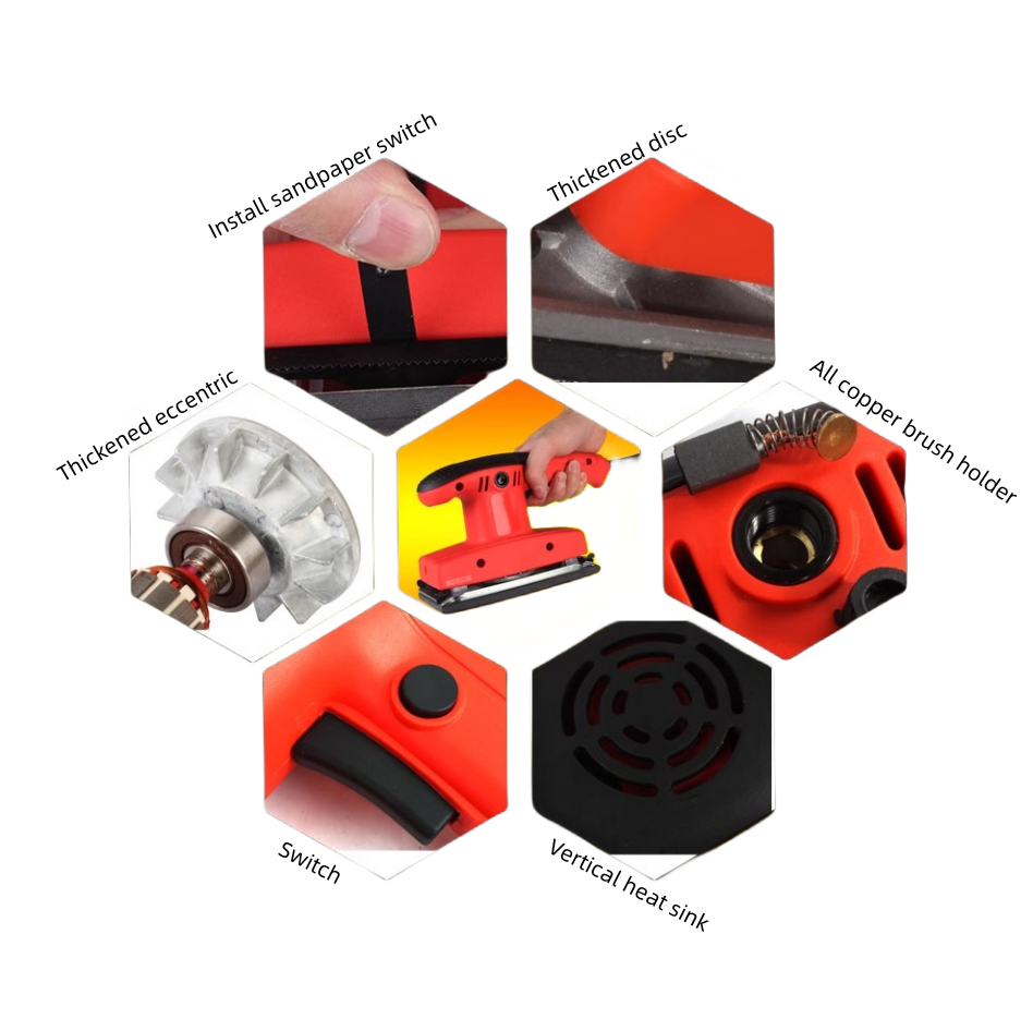 Powerful Multi-Function Handheld Electric Tools Wall Grinding Machine