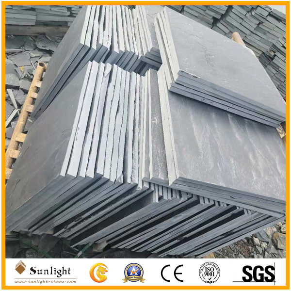 Black Slates with Natural Surface for Wall or Floor