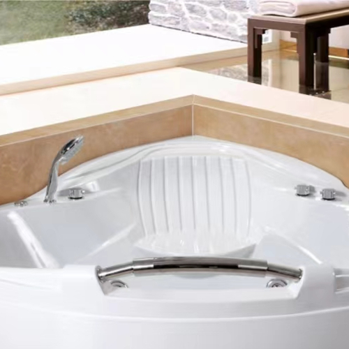 Угловая гидромассажная ванна DMAN 8002, белая