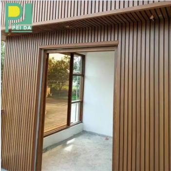 Fireproof WPC PE Coextrusion Cladding Outdoor Wall Panel