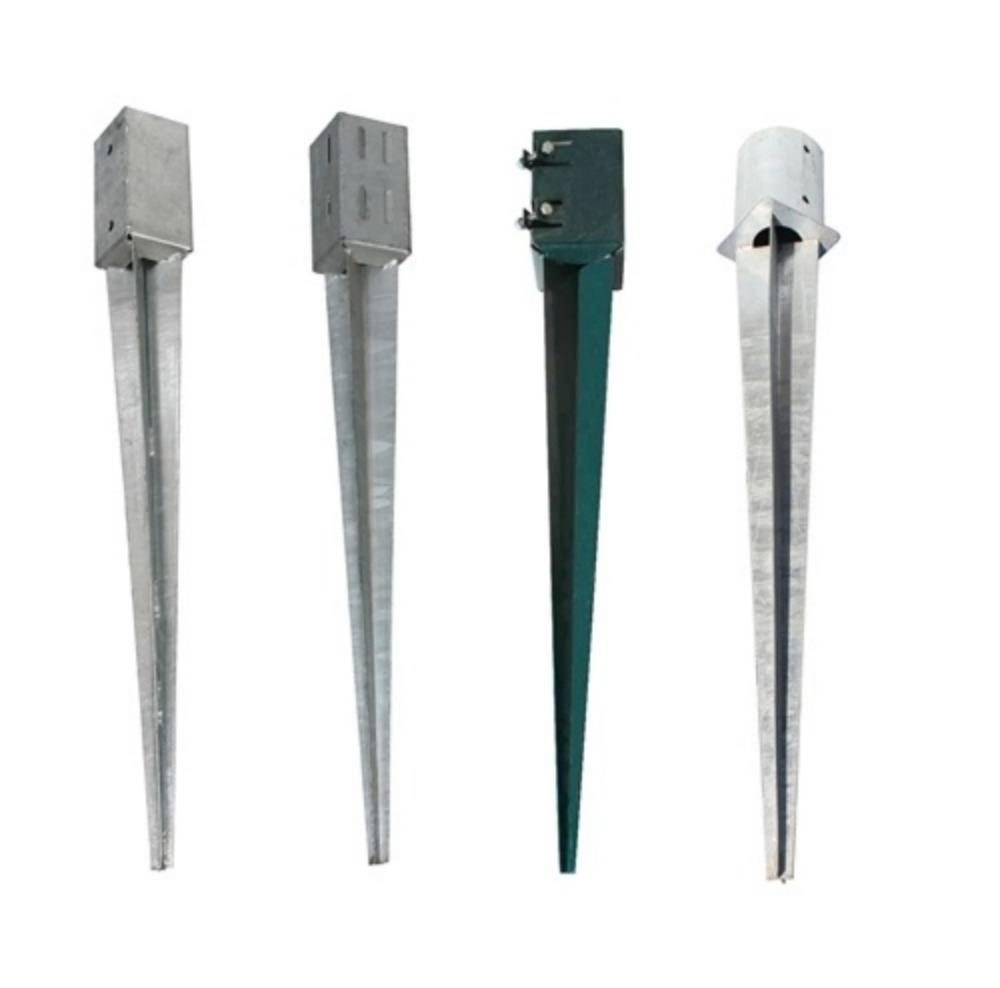 Metal Adjustable Anchor Ground Screw Fence Post Spike