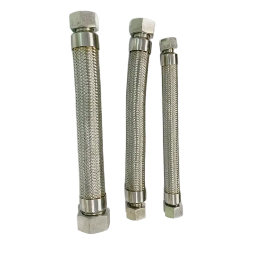 Stainless Steel Single-Wire Braided Corrugated Flexible Metal Hose with Customizable Fittings