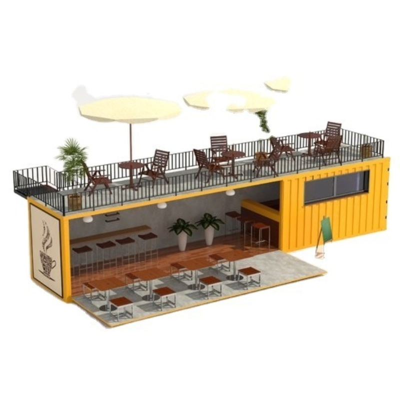 Most Popular Pop up 20FT Prefabricated Container Coffee Shop Bar