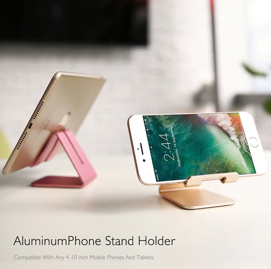 Universal Aluminum Alloy Mobile Phone Stand Holder Metal Phone Holder Mobile Phone Metal Stand Cell Phone Holder Tablet Holder Stand