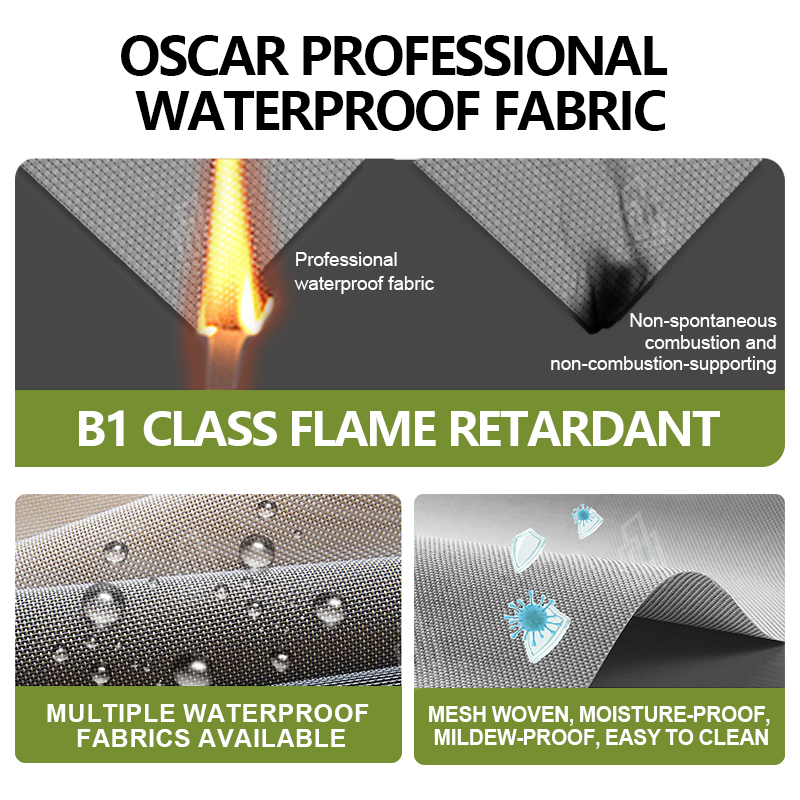 PVC Safter Removing Brand Words: Outdoor Roller S Patio Garden Balcony Weatherproof Retractable PVC S Roller Blind