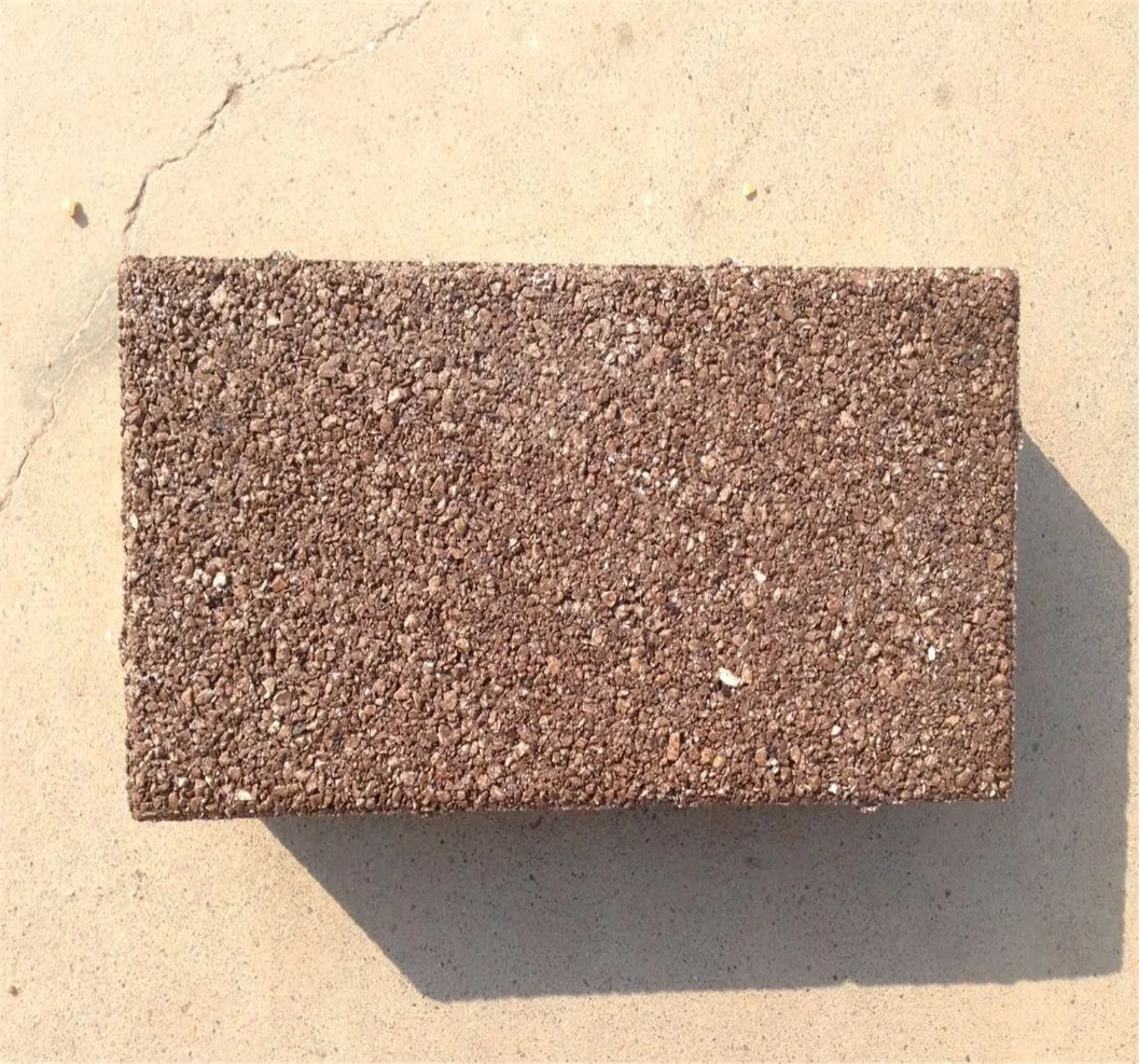 Water Permeable Ceramic Brick for Exterior Use High Compressive Strength Free Sample