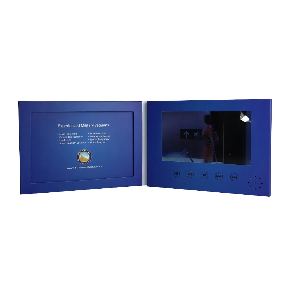 Advanced 7inch LCD Screen Video Catalogue for New Products