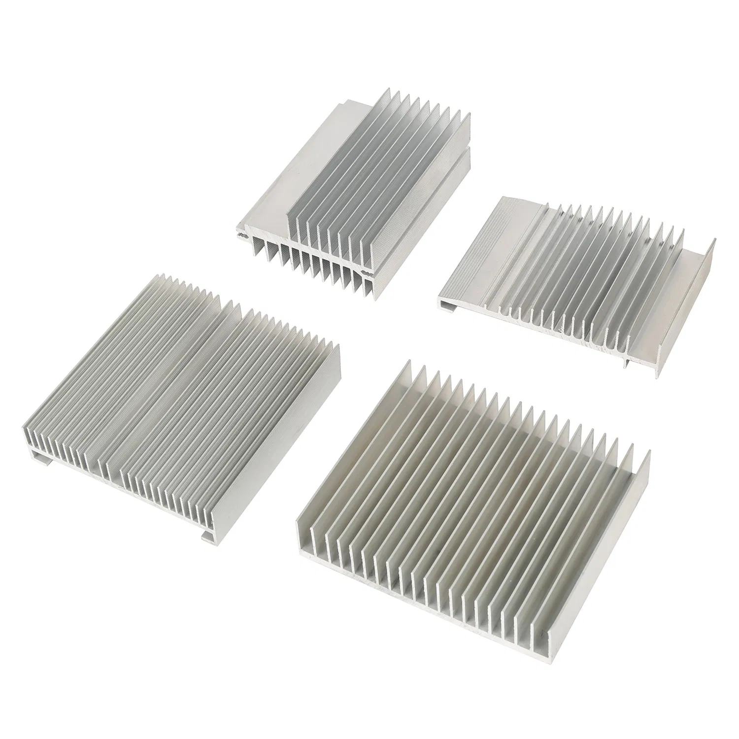 CNC Machined Aluminum Extruded Heat Sink for Use in Electrical/Electronic/Lighting Equipment