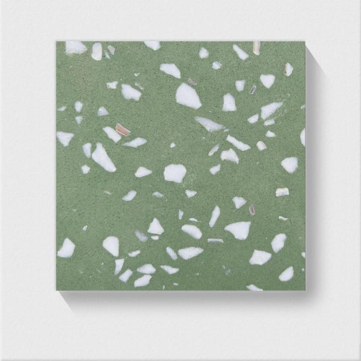 Deep Red Artificial Stone Terrazzo Tiles for Floor Tile/Washstand Tile/Wall Tile