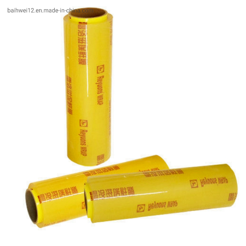 Dongguan Factory Biodegradable PVC Plastic Wrap Film Food Cling Wrapping