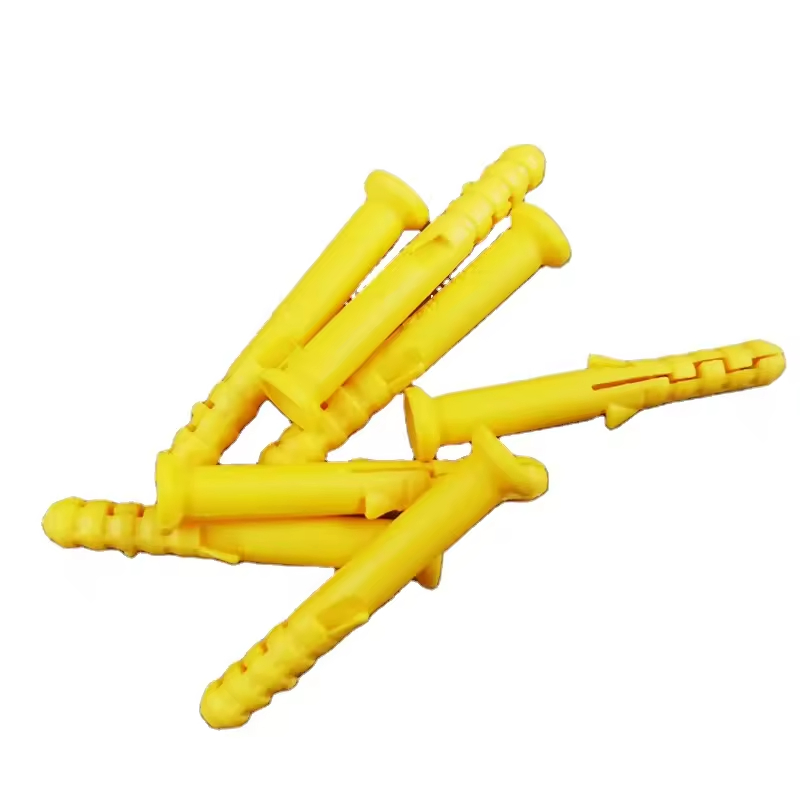 Набор винтов-дюбелей нейлоновых желтых