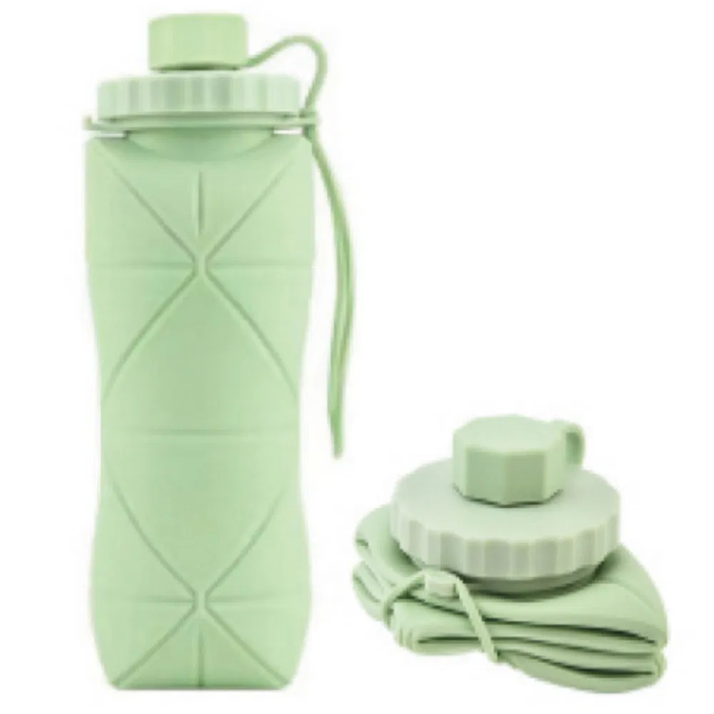 New Design Outdoor Foldable Reusable Silicone Collapsible Travel Water Bottle