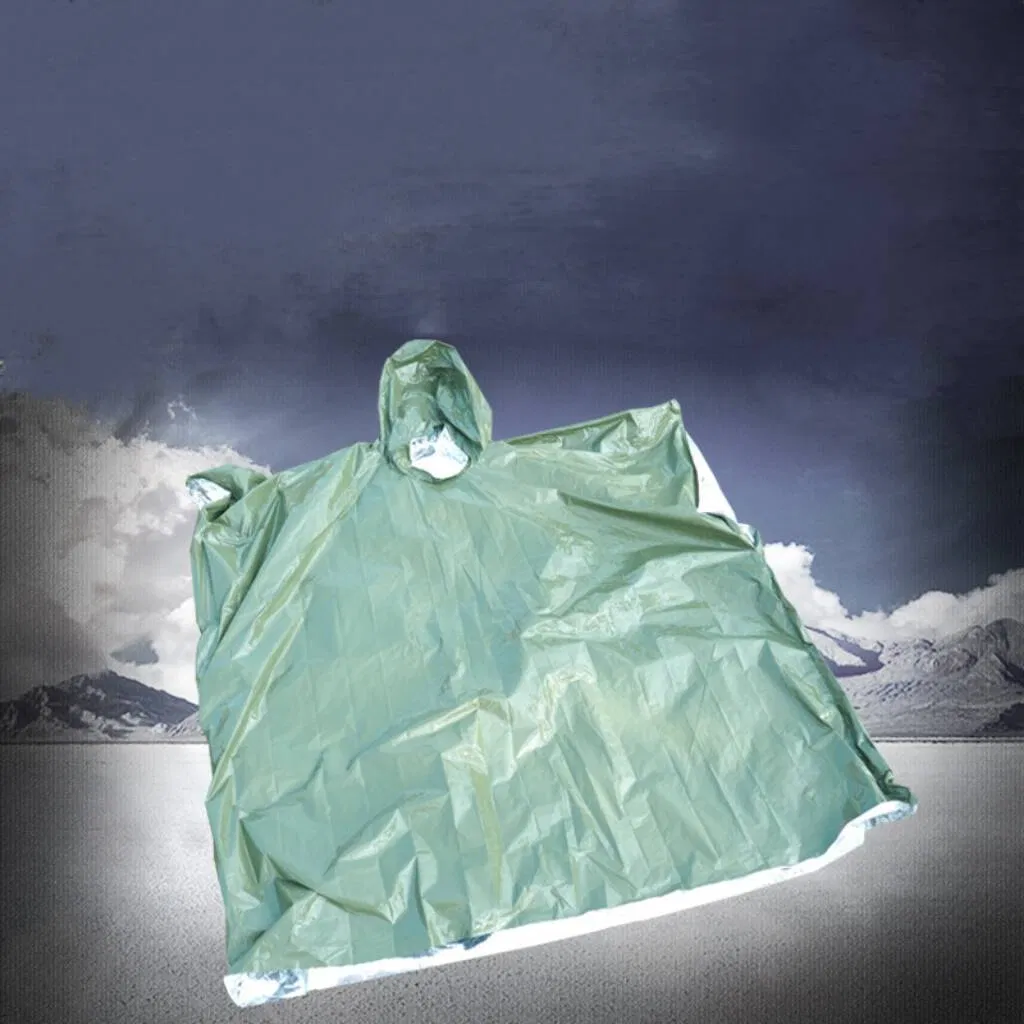 Wholesale Outdoor Emergency Survival Equipment Multi-Functional Portable Raincoat