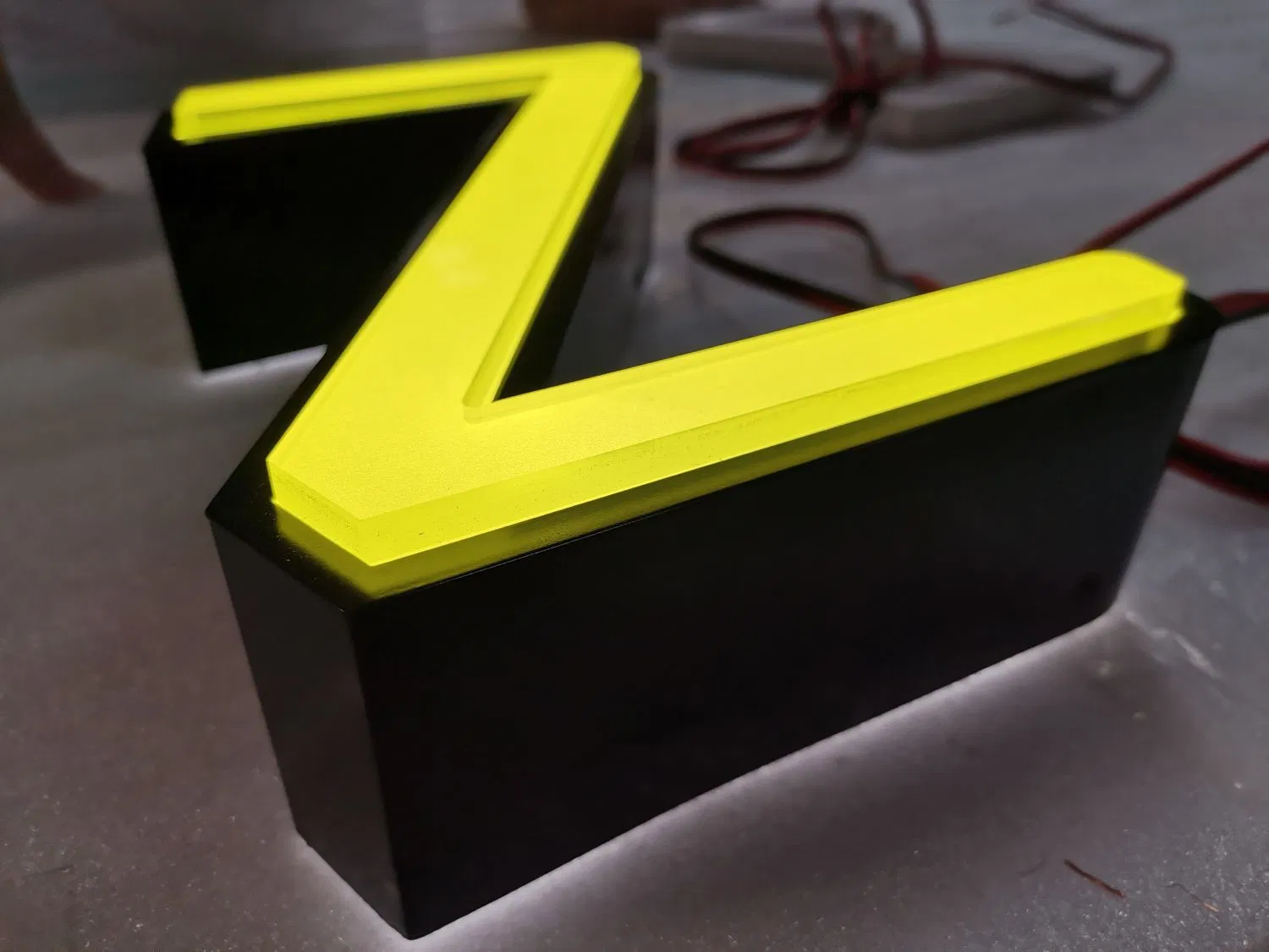 3D Clear Acrylic Letter Sign LED Light up Letters