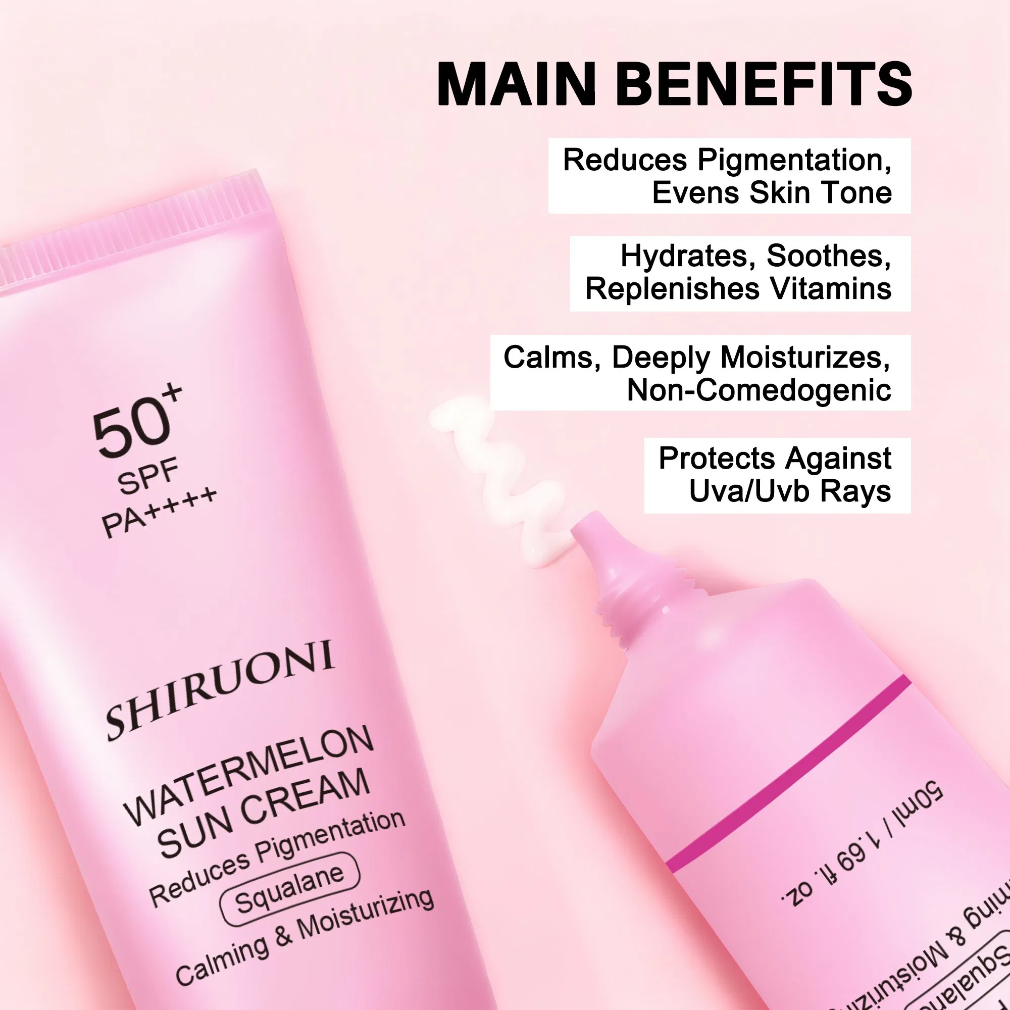 OEM Watermelon Sunscreen Calming Moisturizing Sunscreen