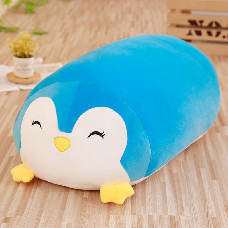 Soft Stuffed Embroidered Cute Cartoon Plushie Animal Cat Toy Cuddle Sleeping Pillow