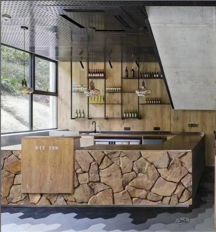Random Shape Irregular Flagstone Crazy Paving Slate Stone for Wall and Floor