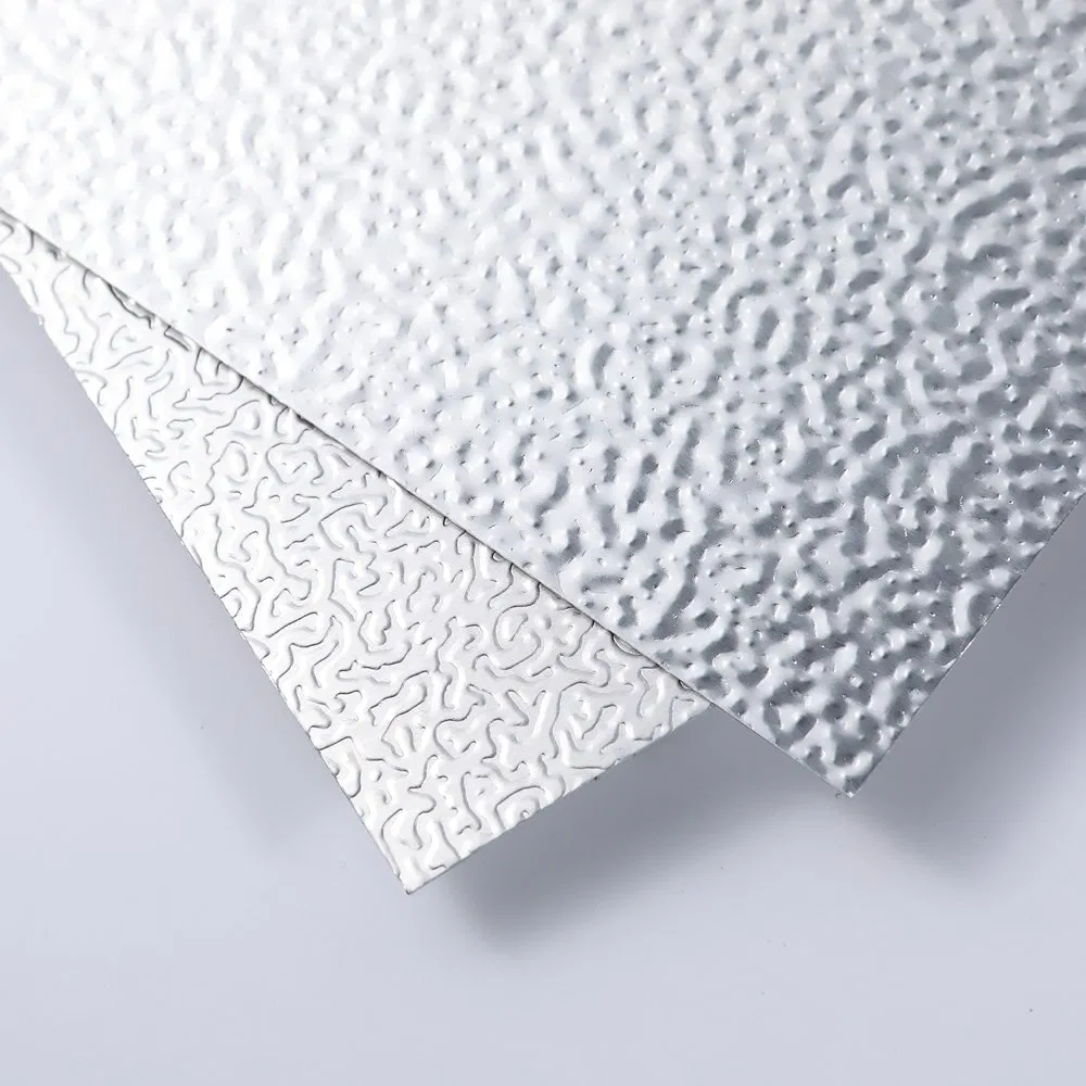 Stucco Pattern Aluminum Embossed Sheets for Chest Freezer