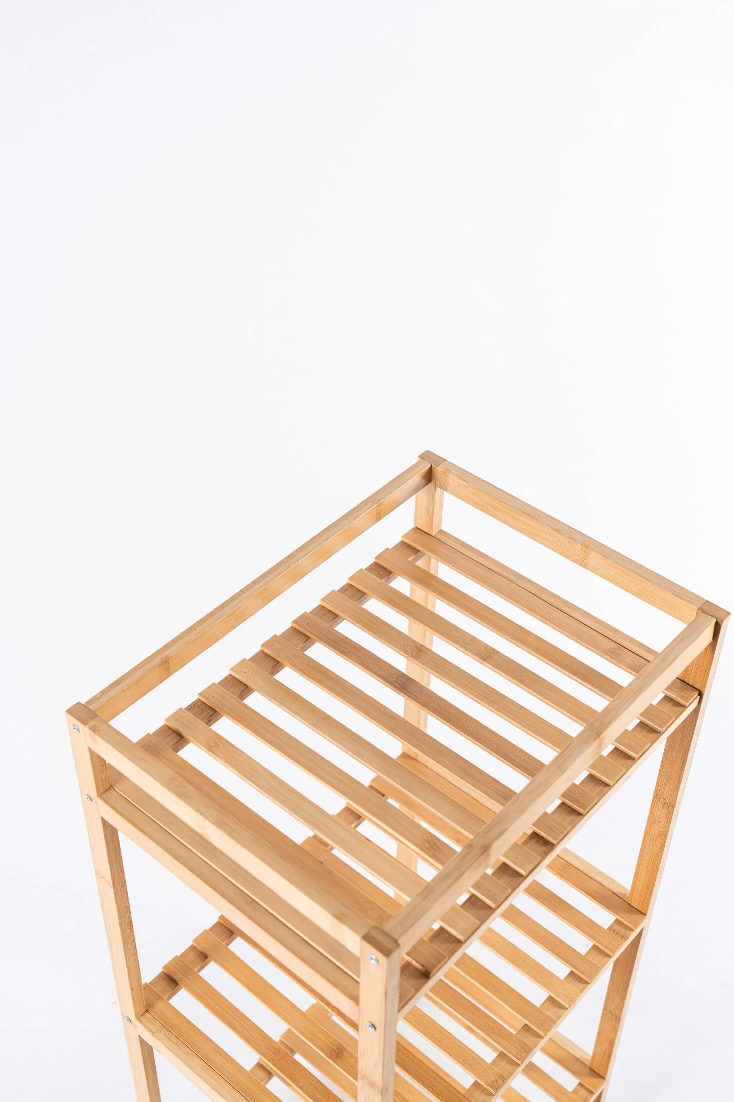 Bamboo Wholesale Environmental Protection Kitchen Bathroom Storage Trolley