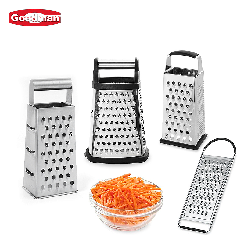 Stainless Steel Flat Vegetable Chopper and Grater Eco-Friendly Kitchen Tool for Fruits Garlic Cheese Potato Cutting