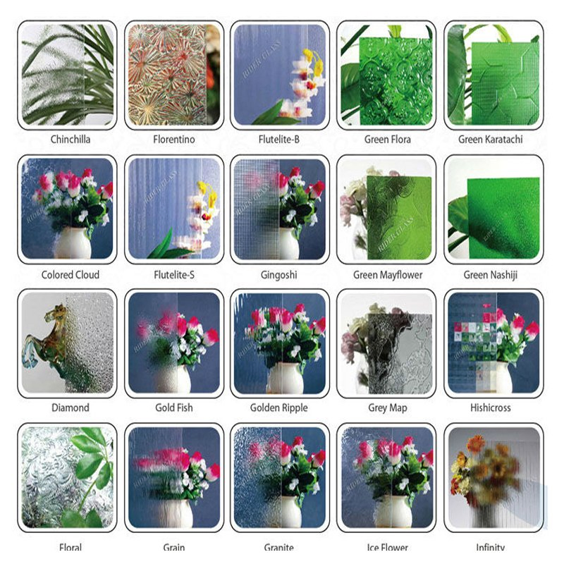 6mm Bronze Clear Patterned 183*244 Nashiji Wired Glass Price