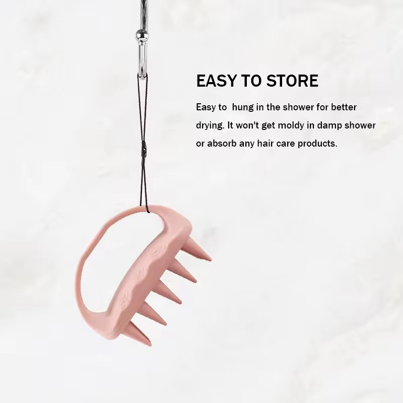 Массажная щетка для кожи головы и мытья волос