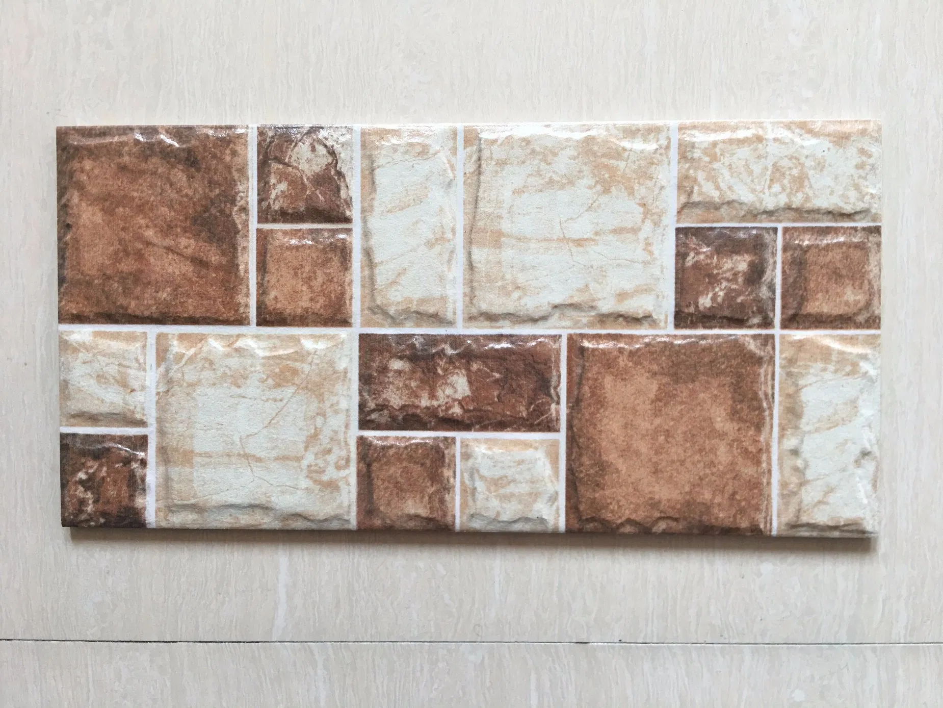 200*400mm Rustic Stone Ceramic Finish Tile for Decorative