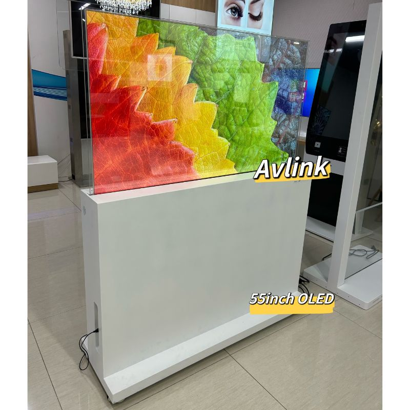 55inch OLED Transparent Digital Signage Manufacturer Touch Screen Wholesale