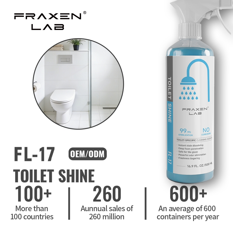 Factory Direct Household Cleaning Product Heavy-Duty Toilet Bowl & Rim Stains Cleaner OEM ODM Household Chemicals Powerful Limescale Remover
