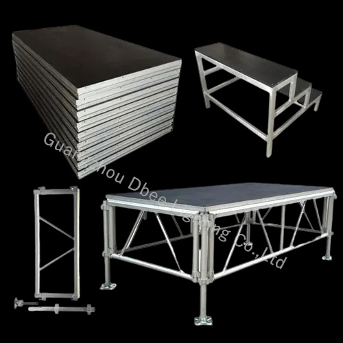 4*4/4*8FT Performance Professional Stage Platforms Aluminum Mobile Stage Event Stage on Sale