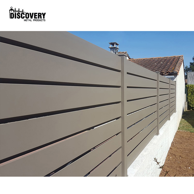 Factory Direct Sale Sheet Metal Fencing Louver Aluminum Fence
