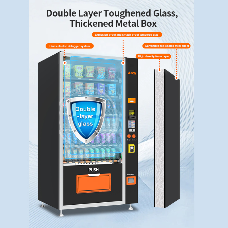 Afen Automatic Business Vending Machine Combo Snack and Drink Vending Machine Manufacturer