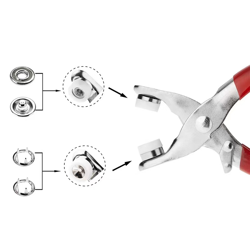 Grommet Eyelet Pliers Kit for Leather/Belt/Shoes/Cloths