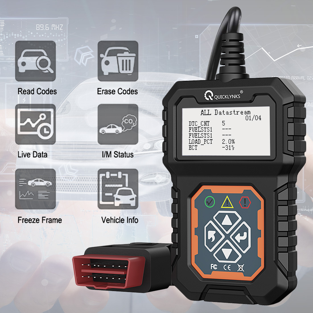 Автосканер OBD2 универсальный для всех автомобилей