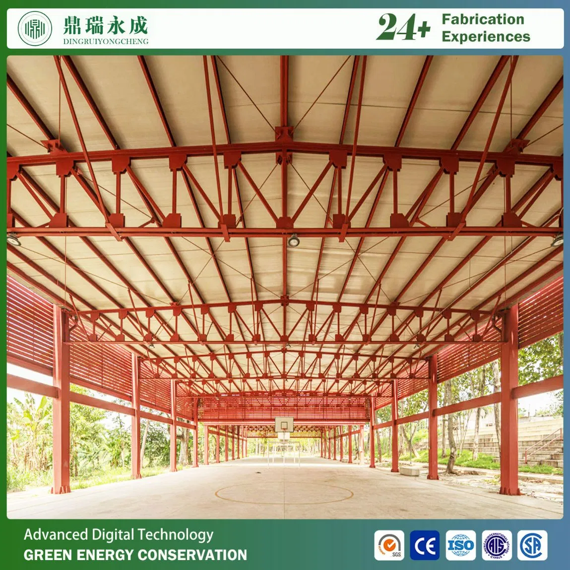 High Quality and Durable Coated Prefabricated Steel Structure Workshop Customizable Durable Steel Workshop Structure for Various Needs