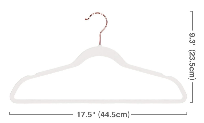 2025 Hot Sell Black Velvet Hangers