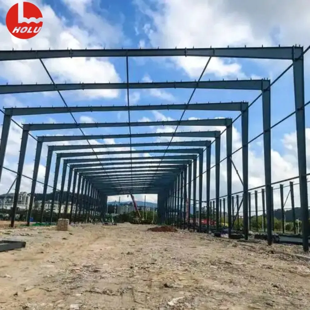 China Factory-Assembled Modular Design Prefabricated/Prefab Frame Metal Construction Light Steel Structure for Office, Workshop & Warehouse Building