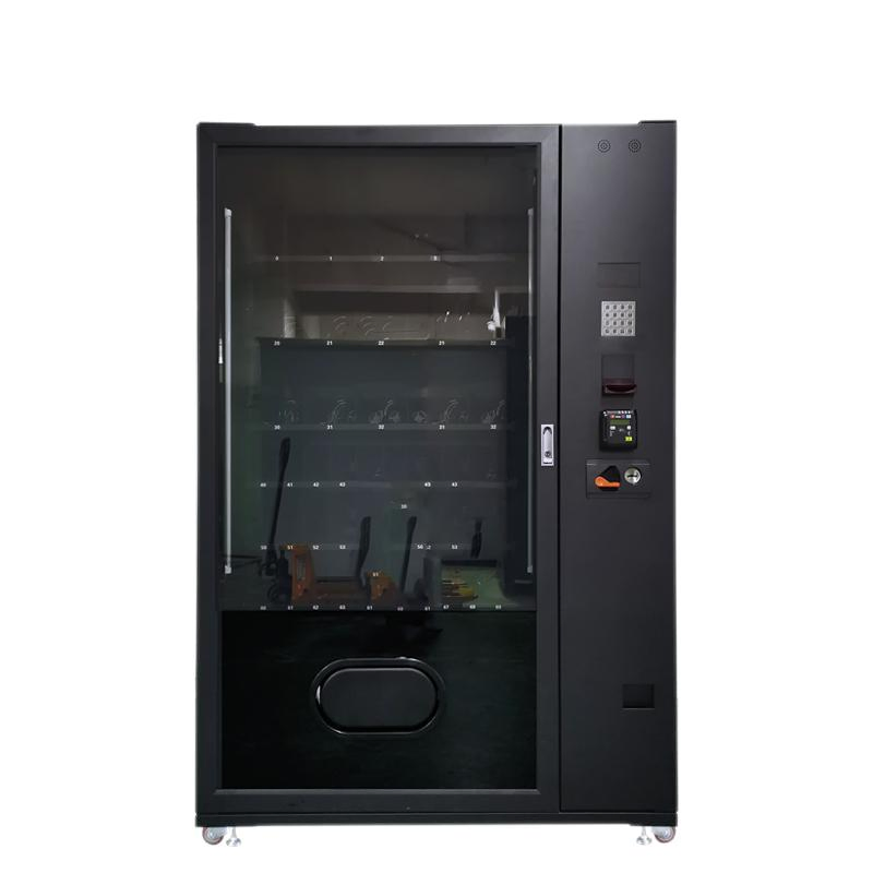 Weimi Keypad Snack Beverage Vending Machine 24 Hours Self Service with 5-Inch LCD Screen Coin Cash Card Reader