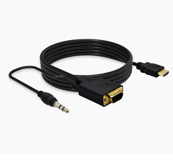 Адаптер HDMI-VGA с аудио, 1.8 м